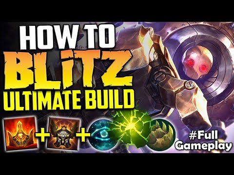 HOW TO BLITZ | THE ULTIMATE BLITZCRANK BUILD | Blitzcrank vs Morgana SUP SEASON 8 Ranked Gameplay