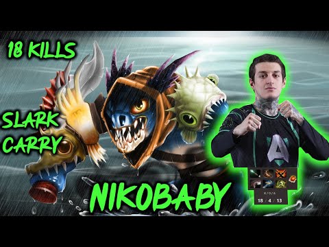 ALLIANCE.NIKOBABY SLARK 18 KILLS LIKE A BOSS EU PRO Dota2 7.28c fullgame