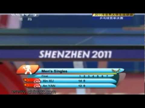 2011 Universiade Games (ms-f) :: XU Xin - YAN An [Full 1/2]