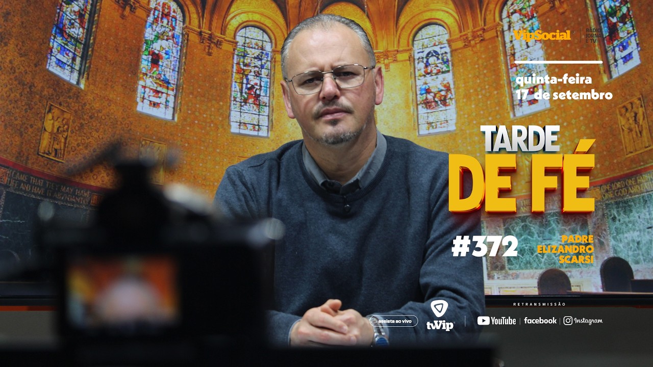 Padre Elizandro Scarsi conduz inspirador momento de fé e bênção nesta quinta-feira, 17 de setembro