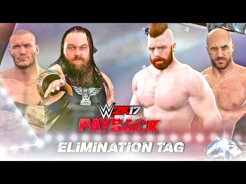 WWE 2K17 Bray Wyatt Randy Orton vs Sheamus Cesaro | Elimination Tag Team Match PS4 Gameplay
