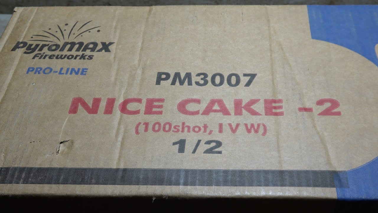 PM3007 Nice Cake-2 100 shot proline 1/2 compound cake by PyroMAX