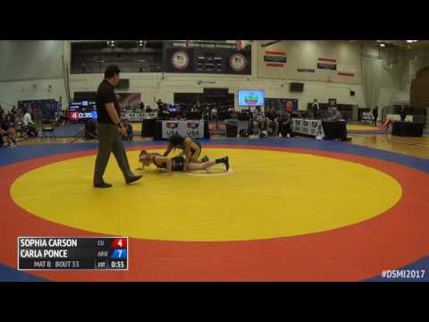 60 RR Rnd 2 - Sophia Carson (Campbellsville University) vs. Carla Ponce (Aries WC)