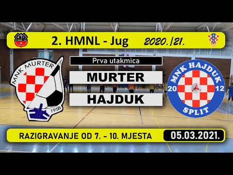 2. HMNL Jug, od 7.-10.: MURTER - HAJDUK  4:2, 05.03.2021.
