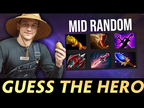 Guess the hero — Arteezy MID RANDOM