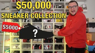 INSIDE MY $50,000 CRAZY SNEAKER COLLECTION