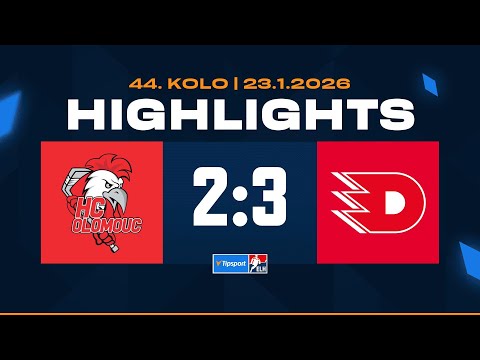 Highlights | HC Olomouc vs. HC Dynamo Pardubice 2:3 | 23.01.2026