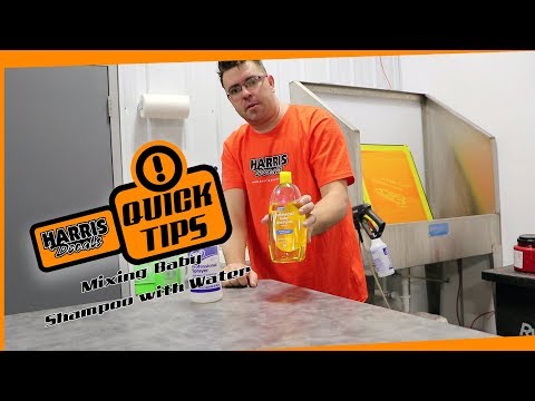 Quick Tips - Mixing Baby Shampoo for Cleaner