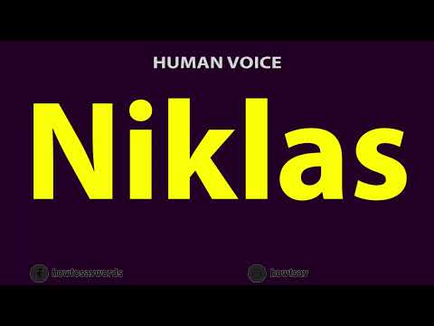 How to Pronounce Niklas