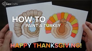 How to paint a Thanksgiving Turkey