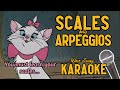 Scales And Arpeggios The Aristocats Karaoke With Piano