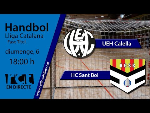 [Transmissió Esportiva] Handbol: UEH Calella – HC Sant Boi