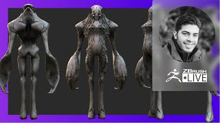 ZBrush Guides: Original Alien Concept Sculpture - Pablo Muñoz Gómez - ZBrush 2021.6
