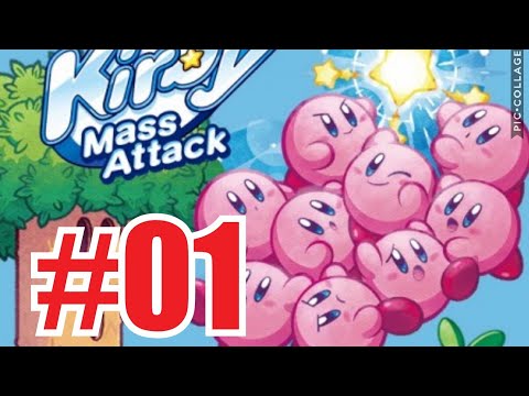 Let's play Kirby's Mass Attack DS 100% [PART 01]