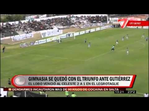 Gimnasia (M) 2 - Gutiérrez 1. Fecha 1. Zona B. Federal A 2016.