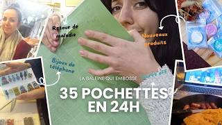 👉 Une semaine bien remplie : 40 pochettes à livre, site internet & moments avec ma maman ! ✨📚