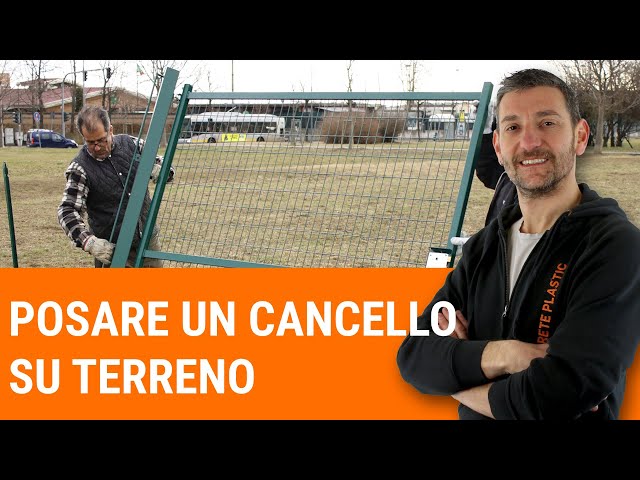 Come posare un cancello su terreno