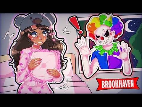 The SCARIEST SLEEPOVER of my LIFE..(Brookhaven)