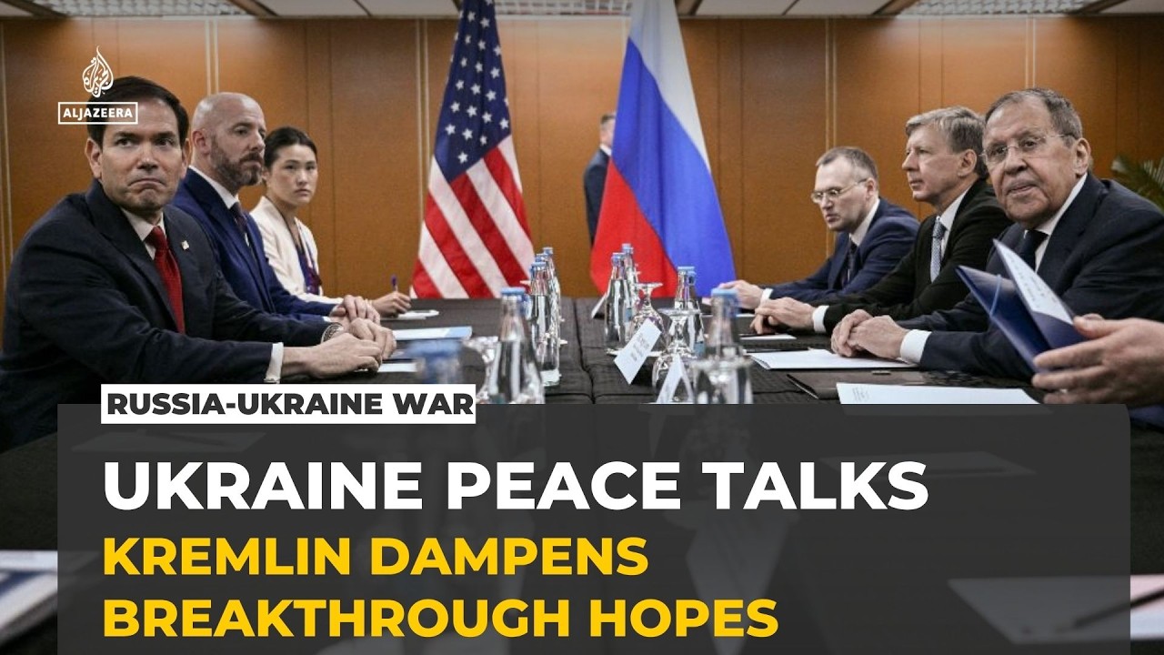 Kremlin downplays hopes for Ukraine peace talks after Lavrov-Rubio meeting