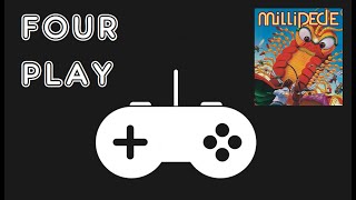 Four Play - Millipede - 8-bit Console Comparison