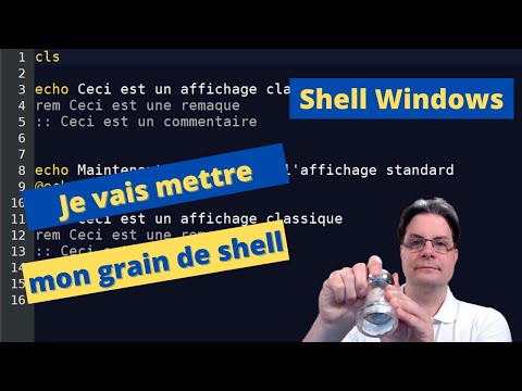 Programmation Shell Windows Introduction