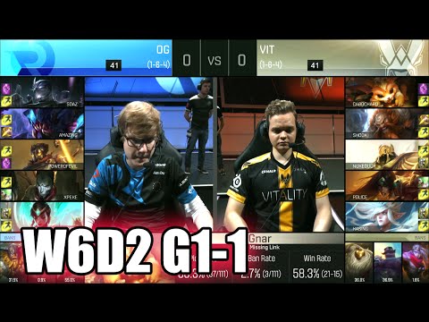 Origen vs Vitality | Game 1 S6 EU LCS Summer 2016 Week 6 Day 2 | OG vs VIT G1 W6D2 1080p