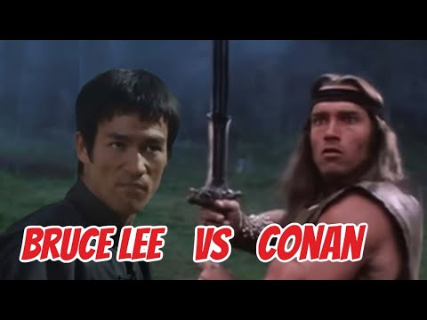 Bruce Lee VS Conan in Conan The Destroyer!