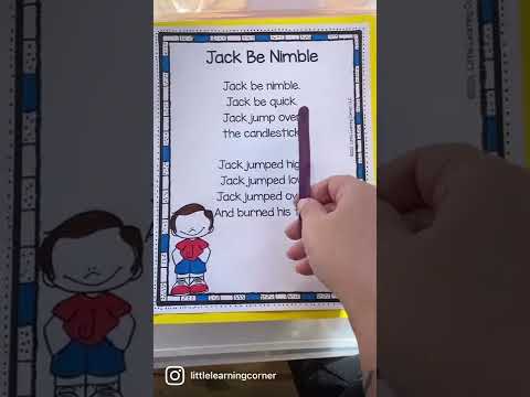 Jack be Nimble Nursery Rhyme