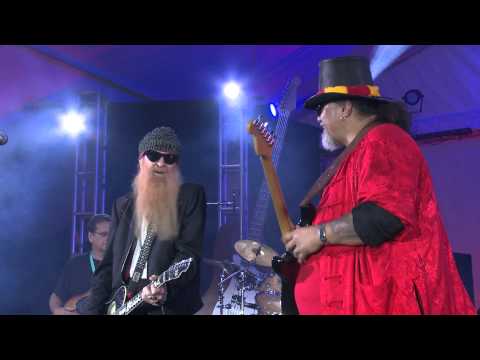 Willie K & Billy Gibbons at the 2015 BBQ Bluesfest