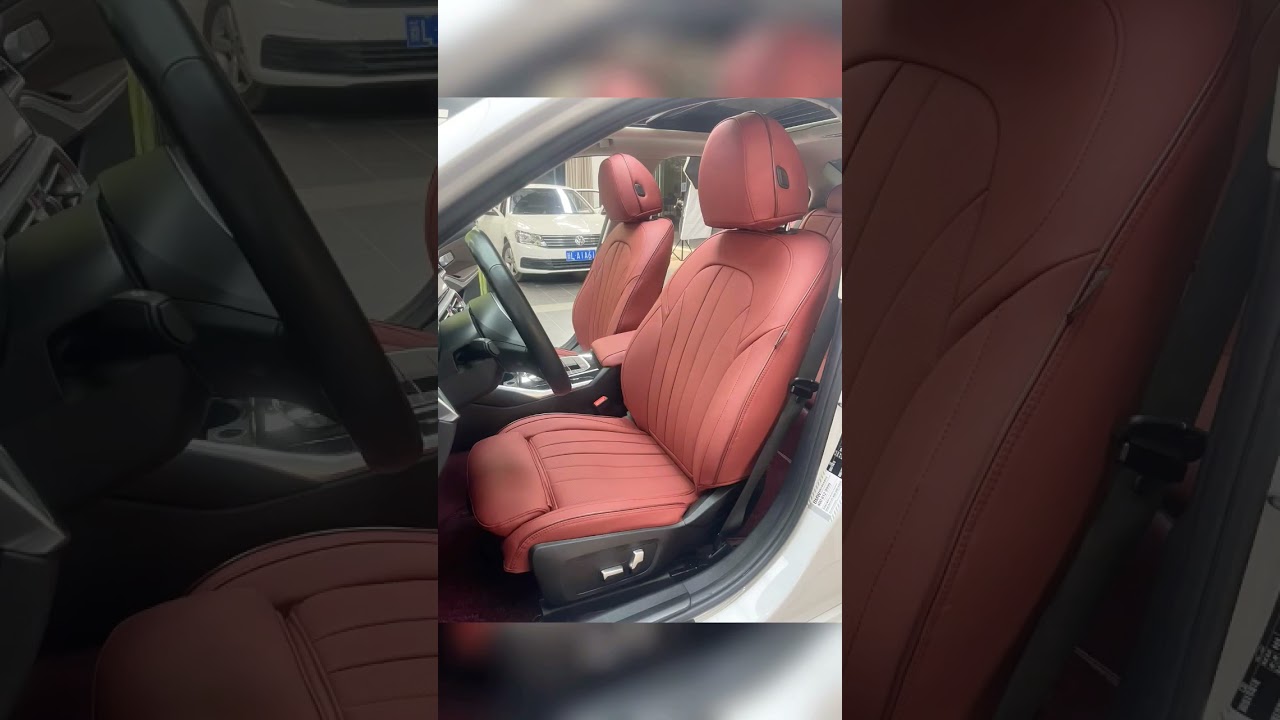 Watch video Custom seat covers final effect on bmw 3 series Now Custom seat covers final effect on bmw 3 series