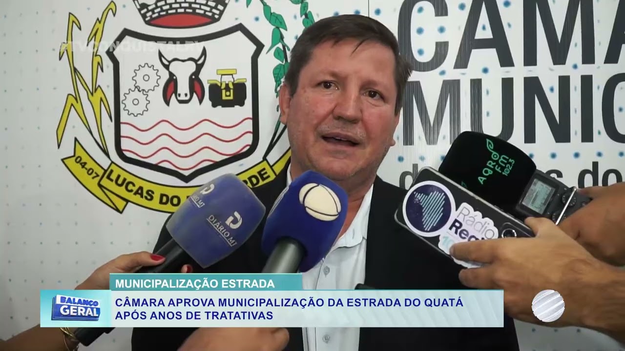 Câmara aprova municipalização da Estrada do Quatá após mais de 10 anos de negociações