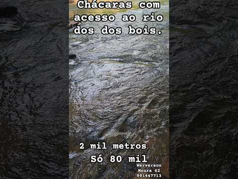 🌿 Lançamento imperdível!Chácaras no Rio dos Bois – VARJÃO/GO 🐟💡 Infraestrutura completa