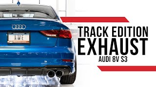 AWE Track Edition Exhaust for the Audi 8V S3