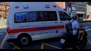 跟救護車競速要不得