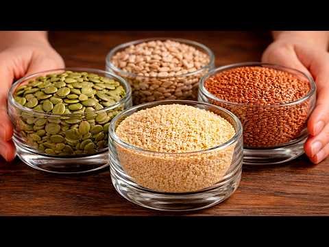 Brot aus nur 4 Samen in 5 Minuten! Ohne Mehl und Zucker! Einfaches und nützliches Rezept!