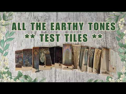 176. Glaze Combo Test Tiles | Before & After Results – All Combinations Shared