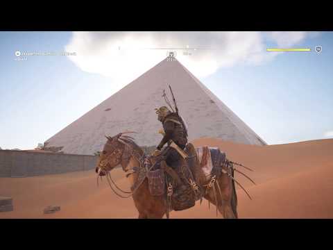 Assassin's Creed: Origins - Climbing a Pyramid in Giza