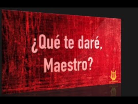 516 - ¿Qué te daré, maestro? (Pista/Letra Himnario Bautista)