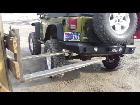 LoD Offroad Rear Bumper Tire Carrier for Jeep Wrangler JK & JL