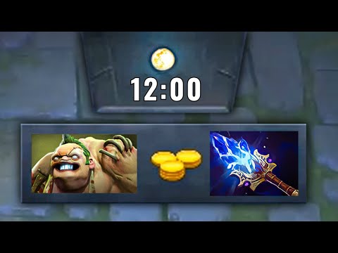 12Mins Aghanim Pudge vs 10K MMR Faceless Void 100% Destroyed