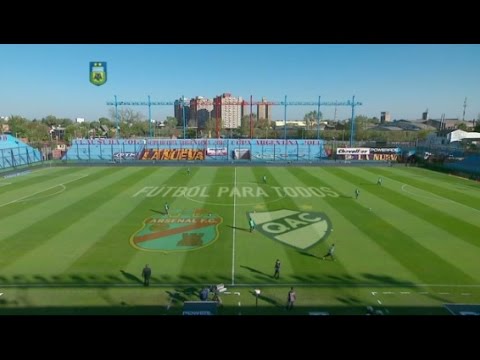 Fútbol en vivo. Arsenal - Quilmes. Fecha 11 del Torneo de Primera División. FPT.