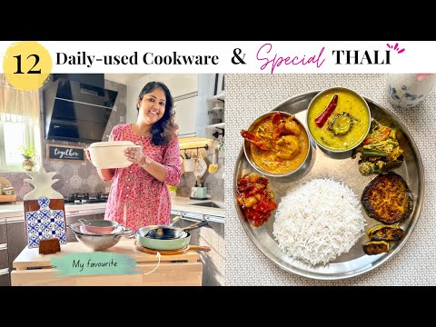 Must-Have Cookware for Everyday Cooking - My Top 12 Picks | Kitchen Tools and Special Thali