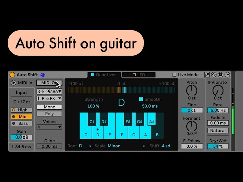 Ableton Live Tips: Auto Shift on Guitar