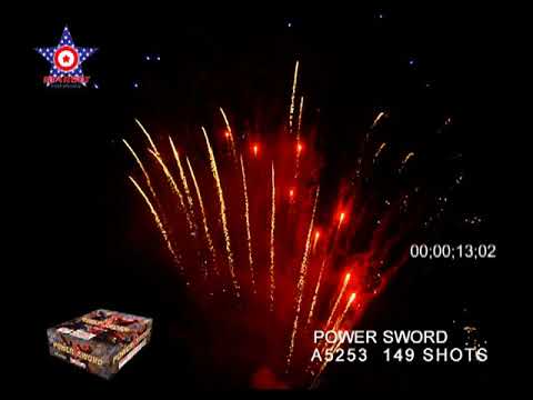 A5253 POWER SWORD - Starget Brand from Pyromooi Fireworks Ltd