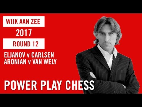 Tata Steel Chess Tournament 2017 Round 12 Eljanov v Carlsen and Aronian v Van Wely