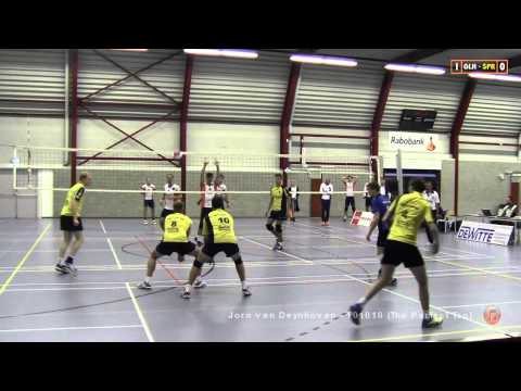 Volleybal Heren Nationale Beker 1e ronde: De Witte Olhaco H1 - Springendal Set-Up'65 H1 [12-09-2015]