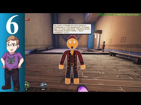 Let's Play Supraland: Crash (Blind) Part 6 - Clearing the Skeletons Out of the Basement