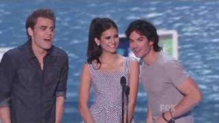 Teen choice awards 2011 Ian somerhalder, Nina Dobrev and Paul Wesley