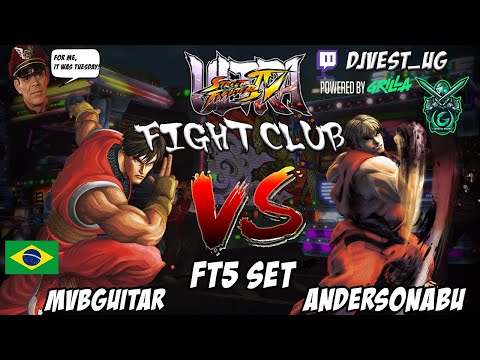 USF4 Fight Club Exhibition Series - MVBGuitar VS Andersonabu FT5 Set (Brazil Set)