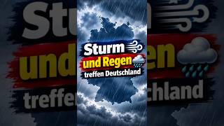 Sturm trifft Deutschland! Starkregen & Windböen bis 100 km/h | Wetter 24.–25.10.